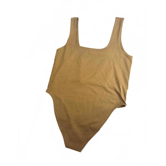 A New Day Women's Size Medium Seamless Tank Bodysuit Brown - Picture 2 of 6
